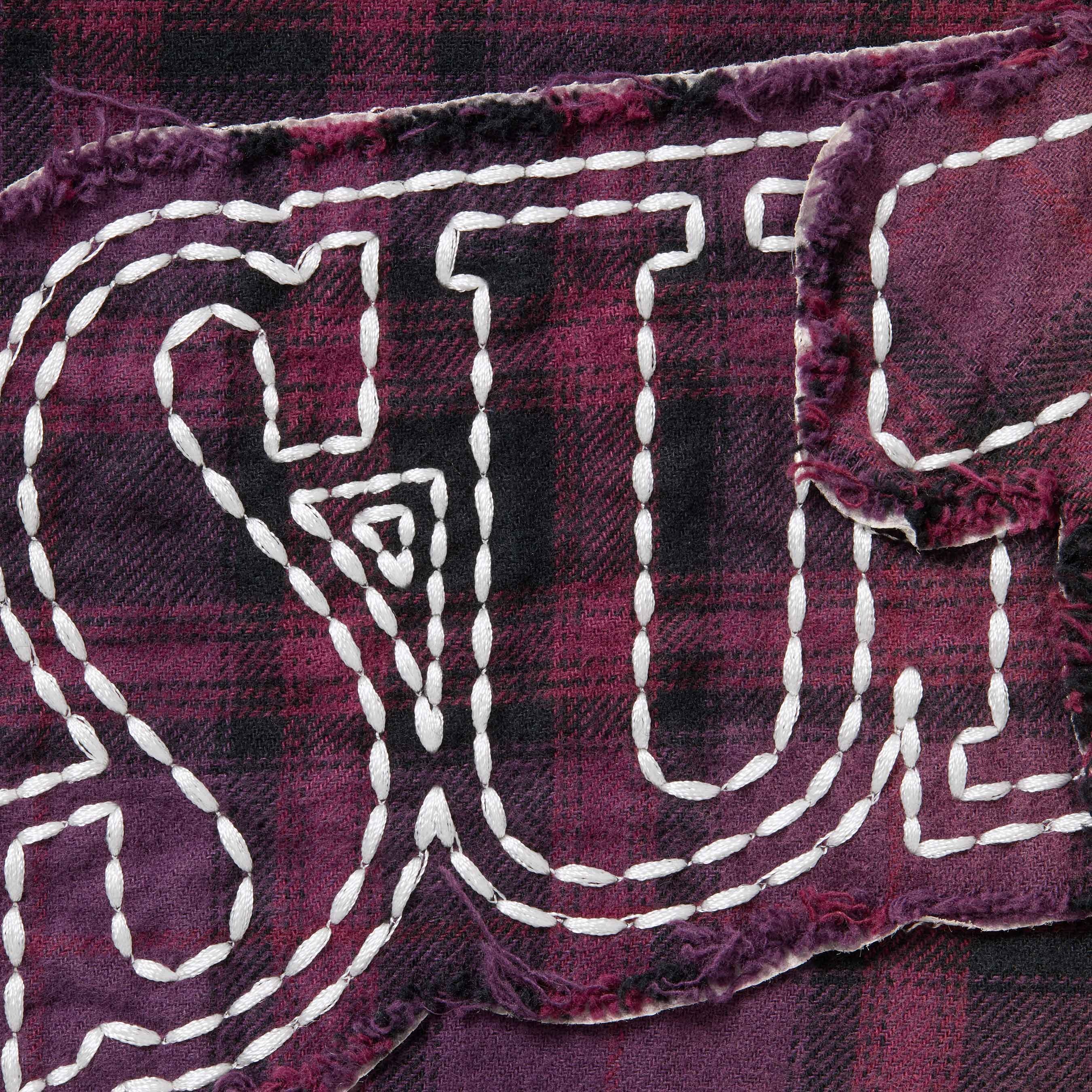 Supreme®/True Religion® Quilted Lined Plaid Flannel Shirt view 7